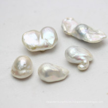 Perlas sueltas nucleadas barrocas naturales de la perla de 13-15m m al por mayor